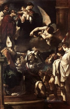 barroco Painting - San Guillermo de Aquitania recibiendo el Guercino barroco